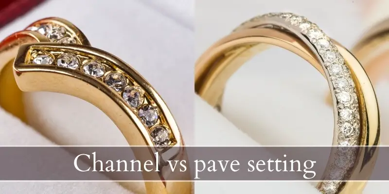 channel pave setting