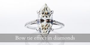 Read more about the article Bow Tie Effect In Diamonds – Why It Happens & How To Avoid It