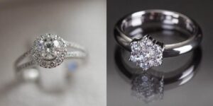 Read more about the article Halo VS Cluster Engagement Rings (5 Key Differnces)